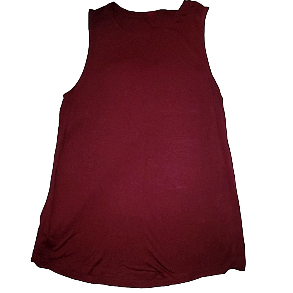 A New Day Womens' Burgundy Tank Top Relaxed Fit size Small